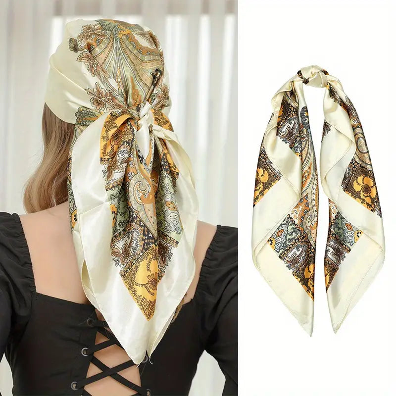 Jumbo Satin Head Scarf